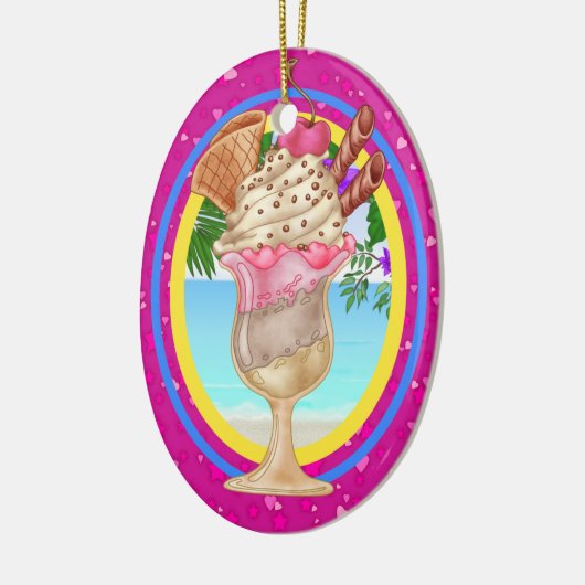 Paradise Ice Cream - SRF Keramisch Ornament (Links)