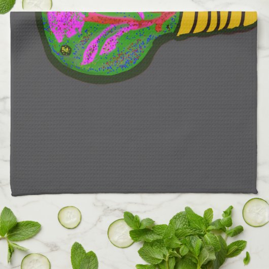 Paradise in a Light Bulb Kitchen Towel Theedoek (Gevouwen)