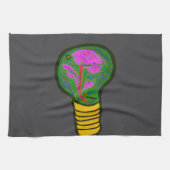 Paradise in a Light Bulb Kitchen Towel Theedoek (Horizontaal)