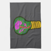 Paradise in a Light Bulb Kitchen Towel Theedoek (Verticaal)