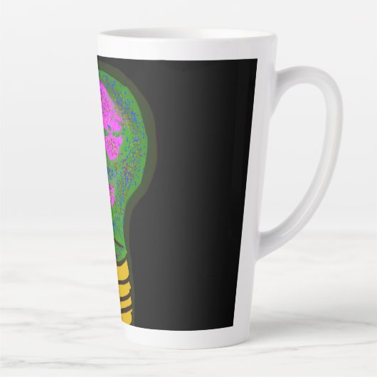 Paradise in a Light Bulb Latte Mok (Rechts)