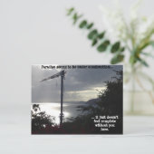 Paradise (in aanbouw) briefkaart (Staand voorkant)