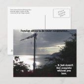 Paradise (in aanbouw) briefkaart (Voorkant / Achterkant)