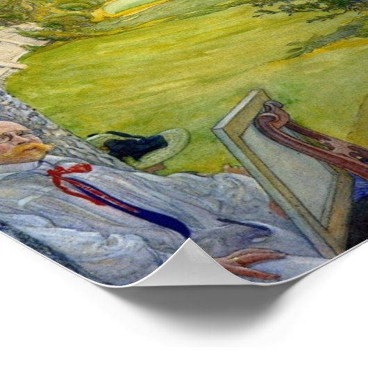 Paradise in Sweden 1910 Poster (Hoek)