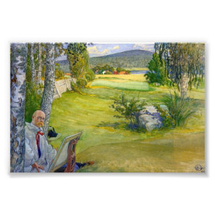 Paradise in Zweden in 1910 Foto Afdruk