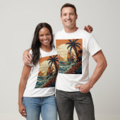 "Paradise Ink: Sailor Jerry-geïnspireerd tropisch  T-shirt (Unisex)