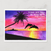 Paradise Inspirerend Briefkaart (Voorkant)