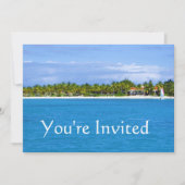Paradise Invitation Kaart (Voorkant)