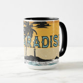 Paradise is een leuke plek mok (Voorkant rechts)