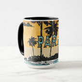 Paradise is een leuke plek mok (Voorkant links)