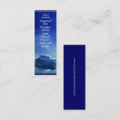 Paradise is een Library Mini Bladwijzer Mini Visitekaartje (Voorkant / Achterkant)