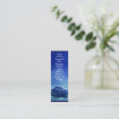 Paradise is een Library Mini Bladwijzer Visitekaartje (Staand voorkant)