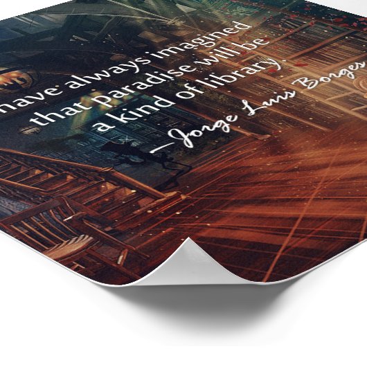 Paradise is een soort Poster van bibliotheek (Hoek)