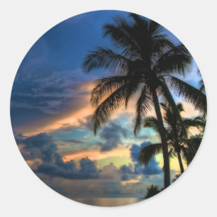 Paradise... is waar je bent! ronde sticker