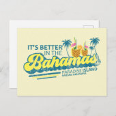 Paradise Island Bahama's Briefkaart Vakantie Cruis (Voorkant / Achterkant)
