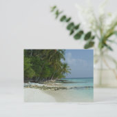 Paradise Island Invitation Card, Briefkaart (Staand voorkant)