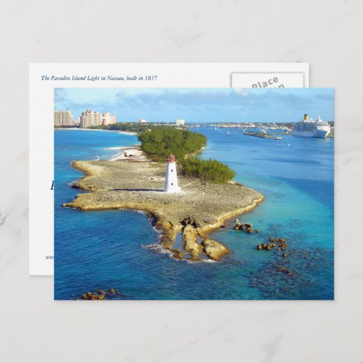 Paradise Island Light Briefkaart (Voorkant / Achterkant)