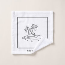 Paradise Island, lijntje tekening