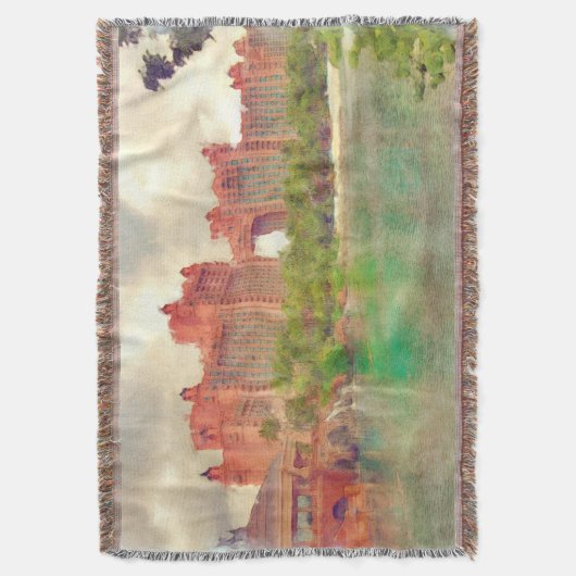 Paradise Island Throw Blanket Deken (Voorkant Verticaal)