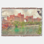 Paradise Island Throw Blanket Deken (Voorkant)