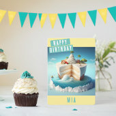 Paradise island Verjaardag Kaart