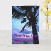 Paradise Kaart (Gele Bloem)