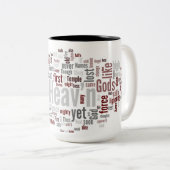 Paradise Lost Book I Tweekleurige Koffiemok (Voorkant rechts)