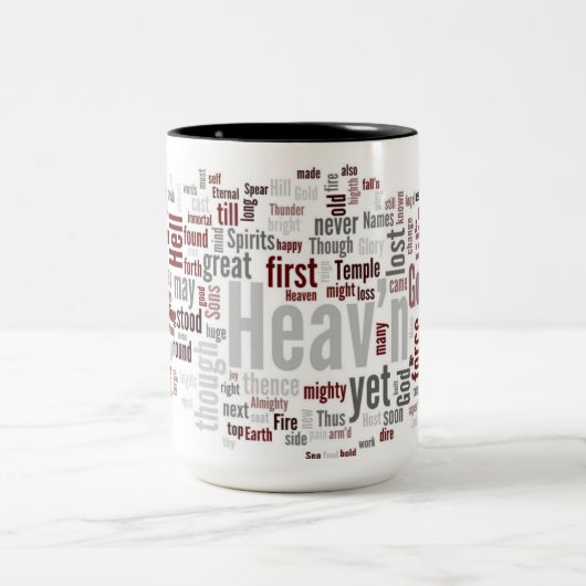 Paradise Lost Book I Tweekleurige Koffiemok (Center)