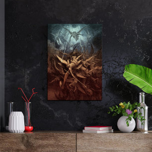 Paradise Lost: Herfst van de rebellenAngels Canvas Afdruk