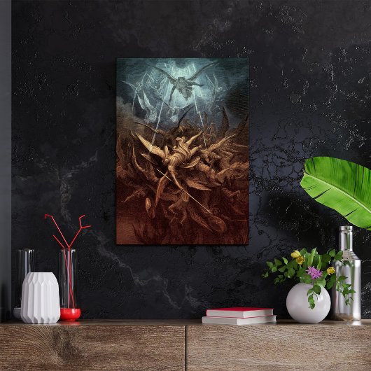 Paradise Lost: Herfst van de rebellenAngels Canvas Afdruk