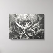 Paradise Lost Herfst van Rebel Angels Gustave Dore Canvas Afdruk (Voorkant)