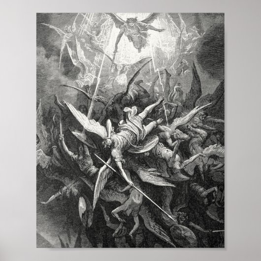 Paradise Lost Herfst van Rebel Angels Gustave Dore Poster (Voorkant)