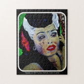 "Paradise Lost" (tiki Zombie) JigzaagPuzzle Legpuzzel (Verticaal)