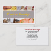 Paradise Massage Visitekaartje (Voorkant / Achterkant)