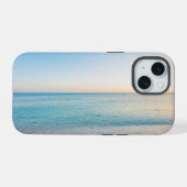 Paradise Modern Zeezicht iPhone 15 Case (Achterkant horizontaal)