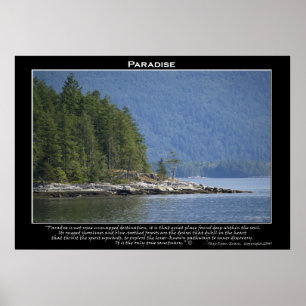 PARADISE NATUUR SCENERY~ Motivatie Poster