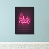 Paradise Neon Light Canvas Afdruk (Insitu (Houten vloer))