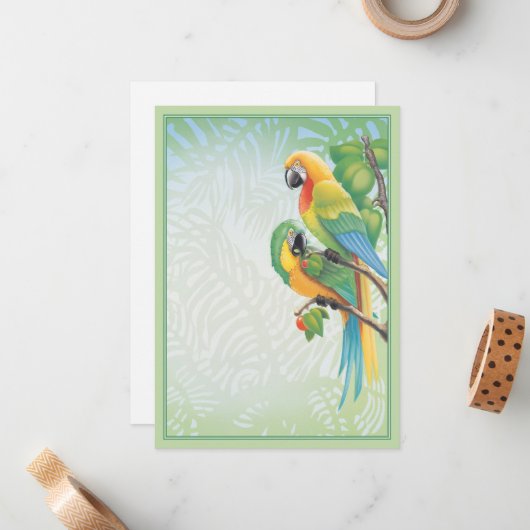 Paradise © notitiekaartje (Voorkant / Achterkant in situ)