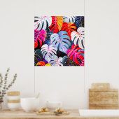 Paradise Oerwoud Tropical Foliage Poster (Keuken)