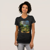 Paradise onder glas t-shirt (Voorkant volledig)