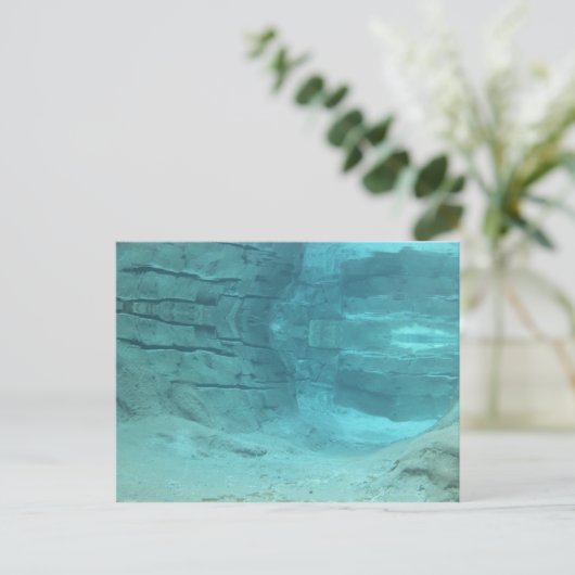 Paradise onderwater briefkaart (Staand voorkant)