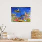 Paradise onderwater poster (Keuken)