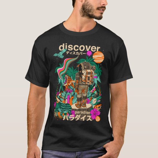 Paradise ontdekken t-shirt (Voorkant)