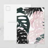 Paradise Palm Fronds Briefkaart (Voorkant / Achterkant)