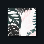 Paradise Palm Fronds Canvas Afdruk<br><div class="desc">Paradise Sweep I van Grace Popp. De de boombladeren van de palm in diverse vormen worden gecontrasteerd door de unieke gebruikte kleurenkeuzen. | 138464 GG</div>