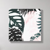 Paradise Palm Fronds Canvas Afdruk (Voorkant)