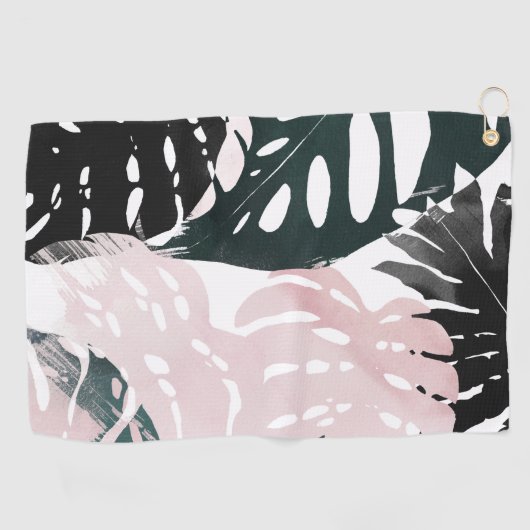 Paradise Palm Fronds Golfhanddoek (Horizontaal)