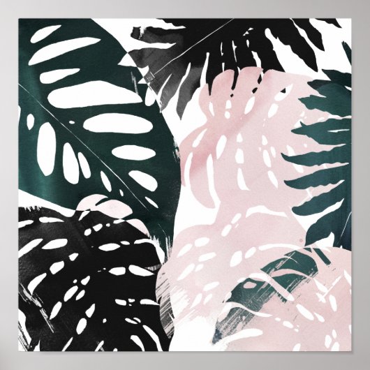 Paradise Palm Fronds Poster (Voorkant)