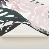 Paradise Palm Fronds Sherpa Deken (3/4)