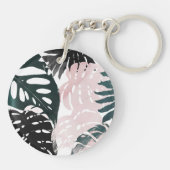 Paradise Palm Fronds Sleutelhanger (Achterkant)